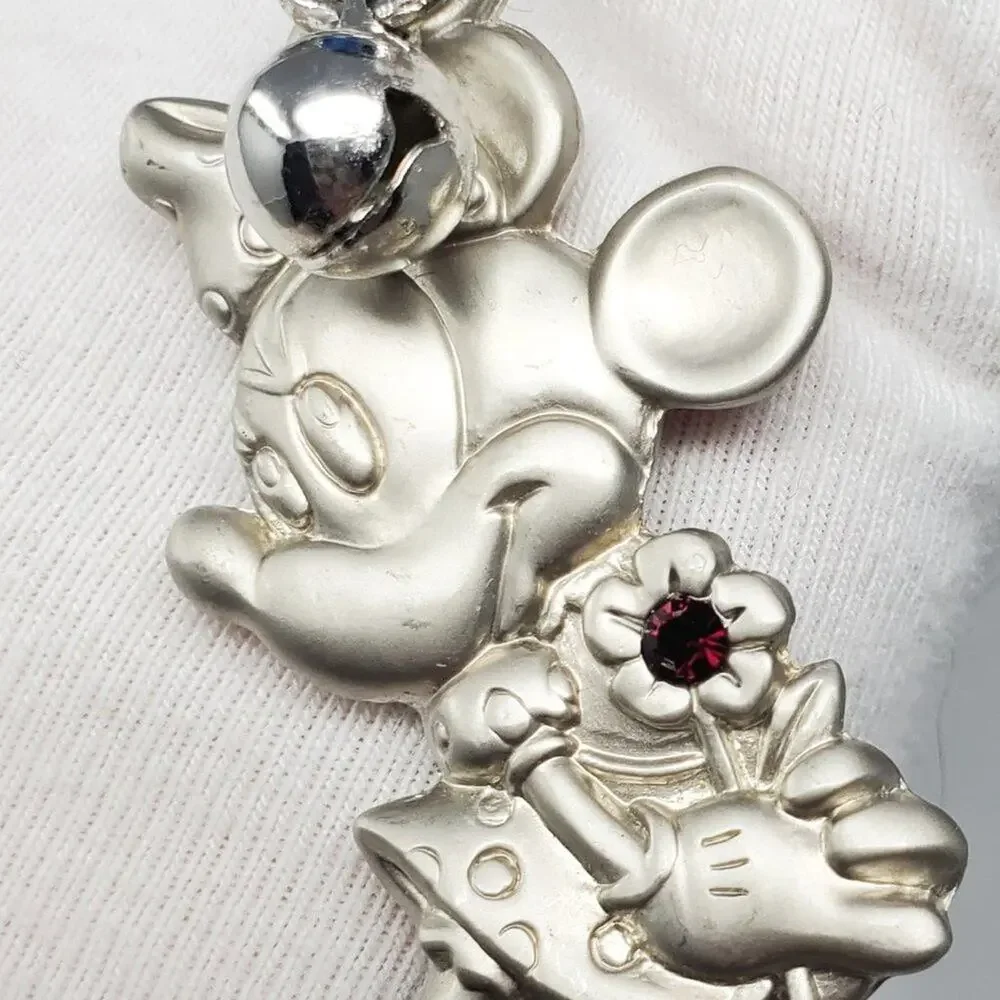 Disney Parks Minnie Mouse January Birthstone Keychain